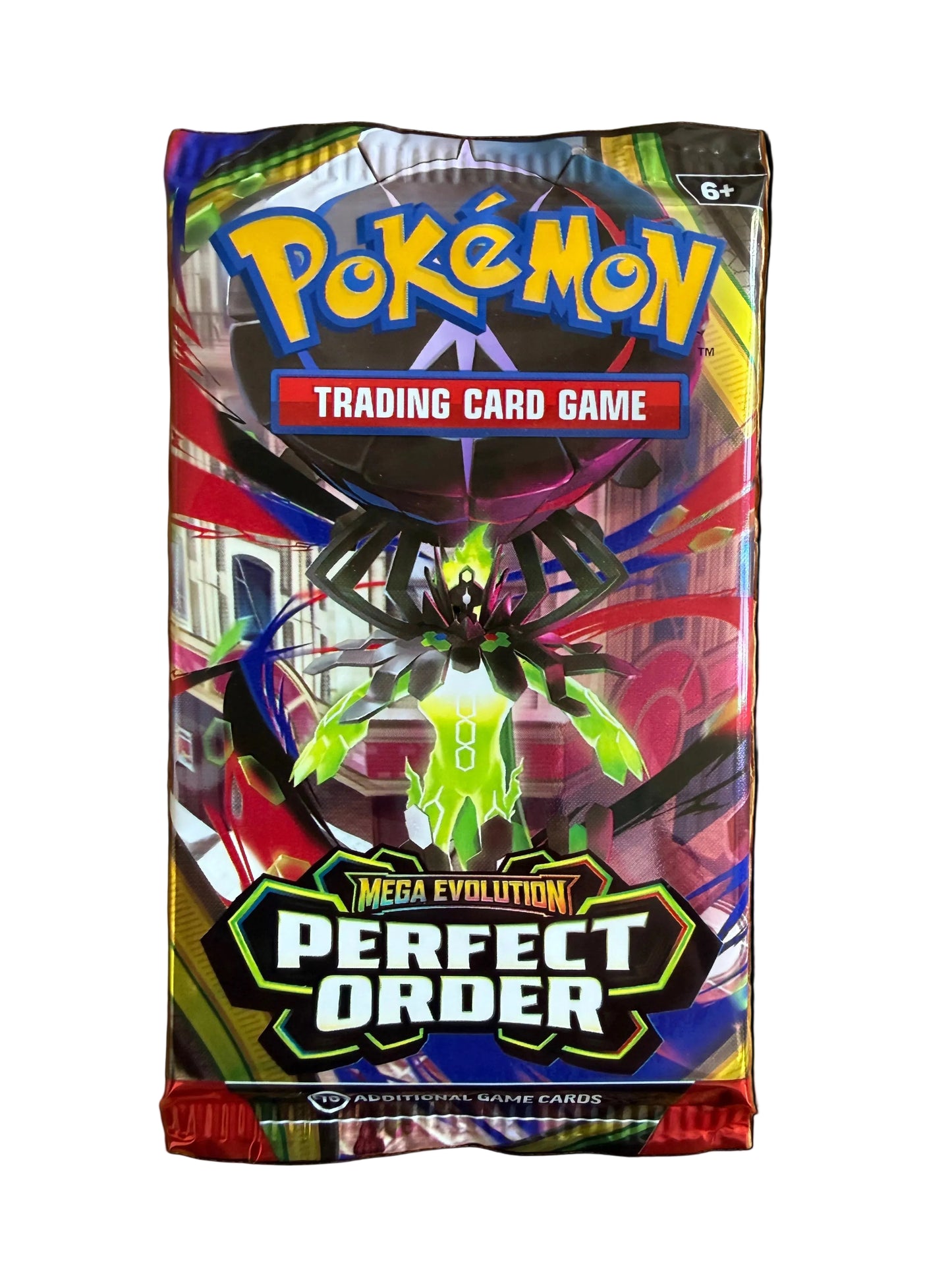 Pokémon Trading Card Game Mega Evolution Perfect Order booster pack.