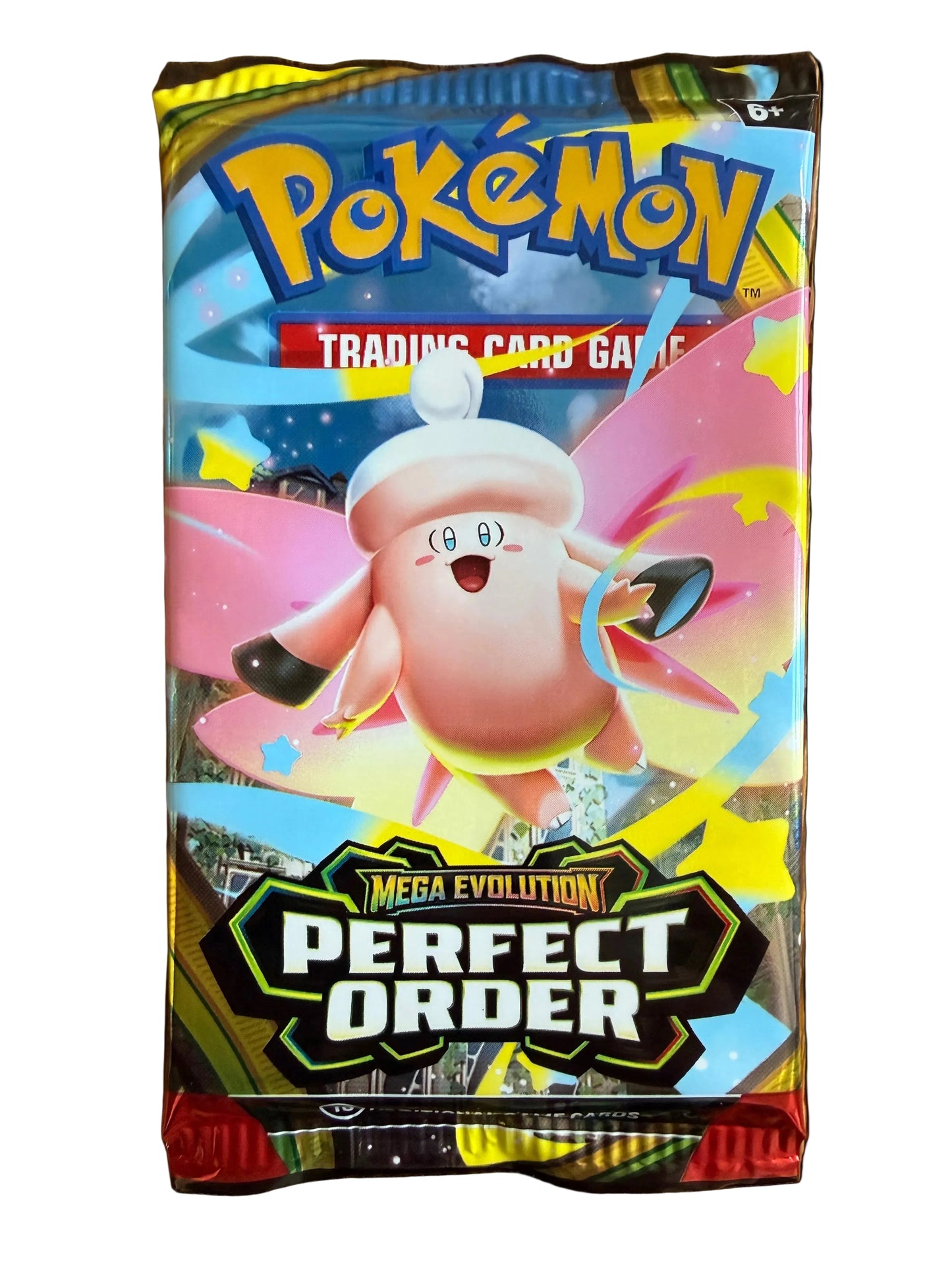 Pokémon Trading Card Game Mega Evolution Perfect Order booster pack.
