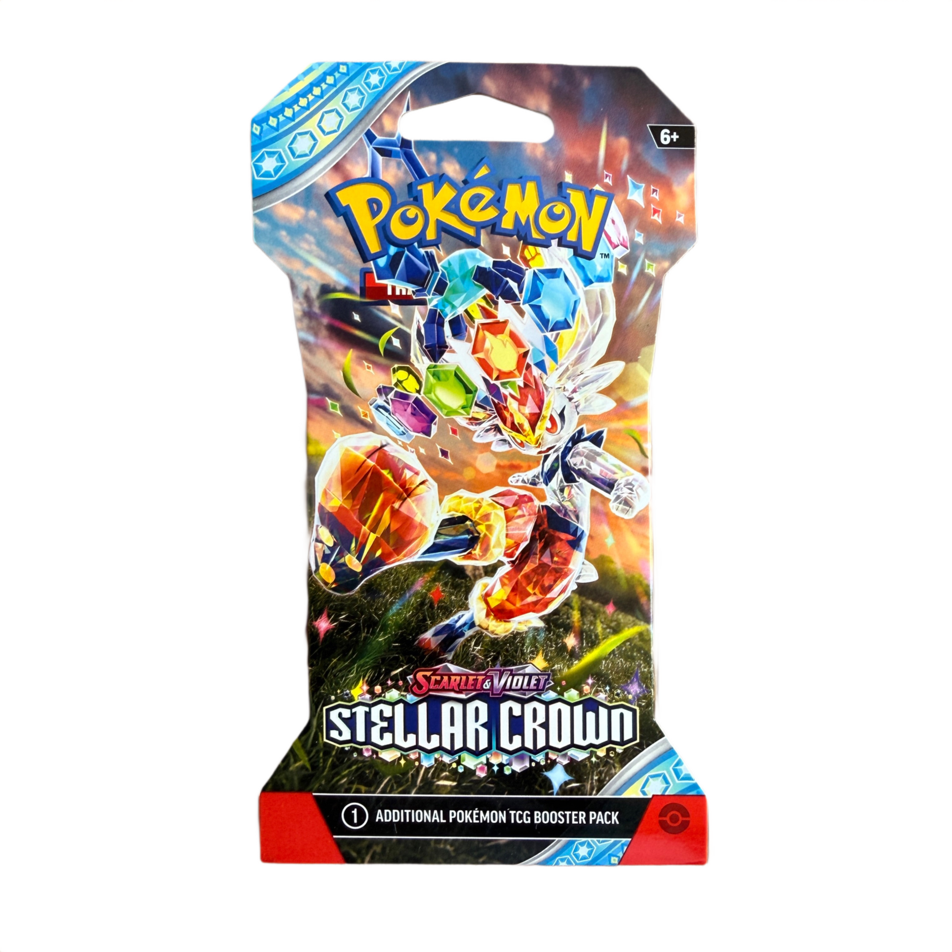 Stellar Crown Booster Pack on White Background